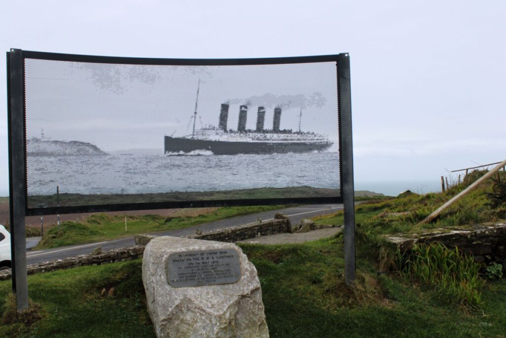 lusitania memorial at old head kinsale
