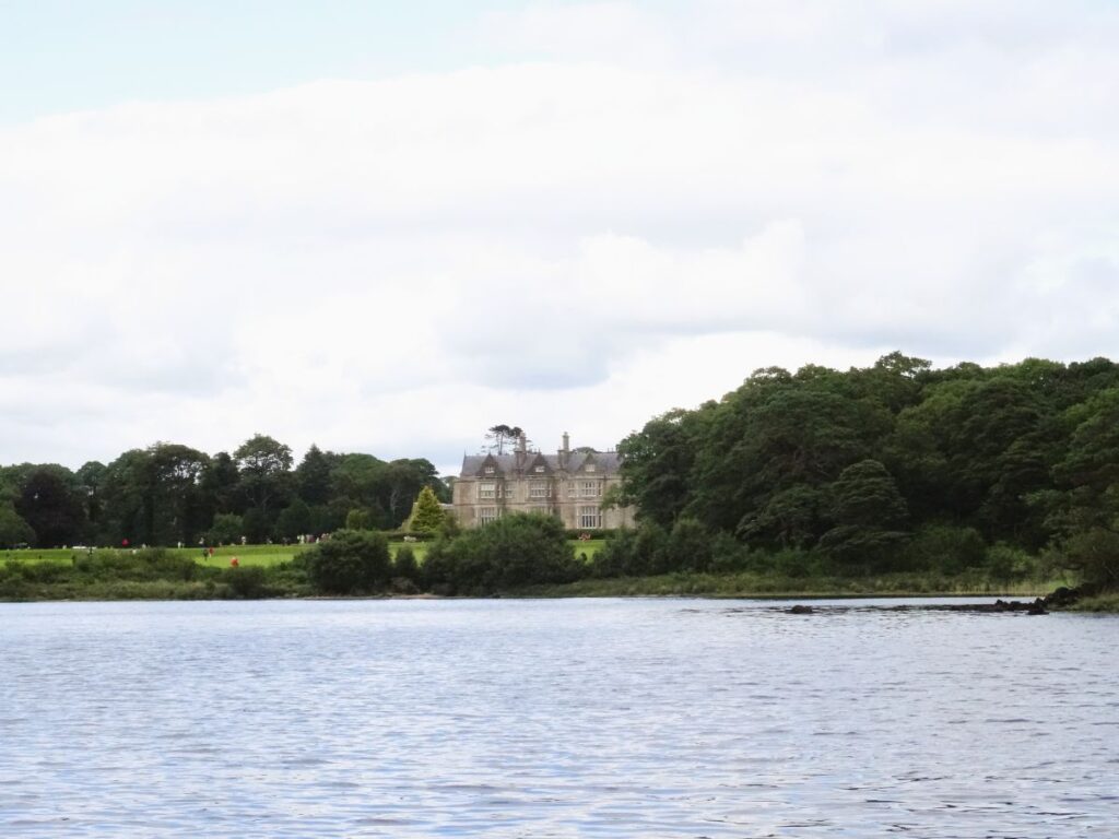 muckross house from the lake