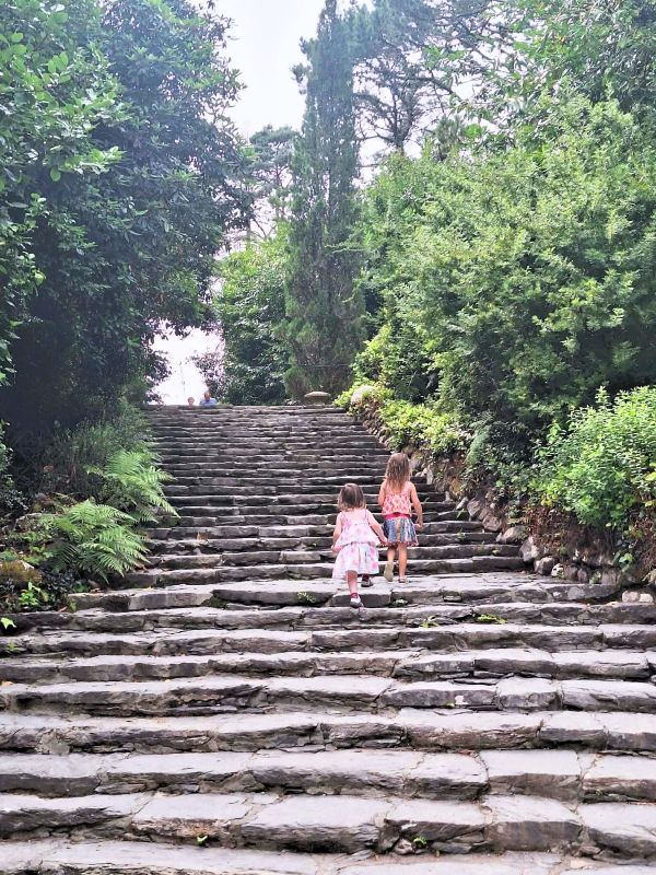 steps to martello tower garnish island
