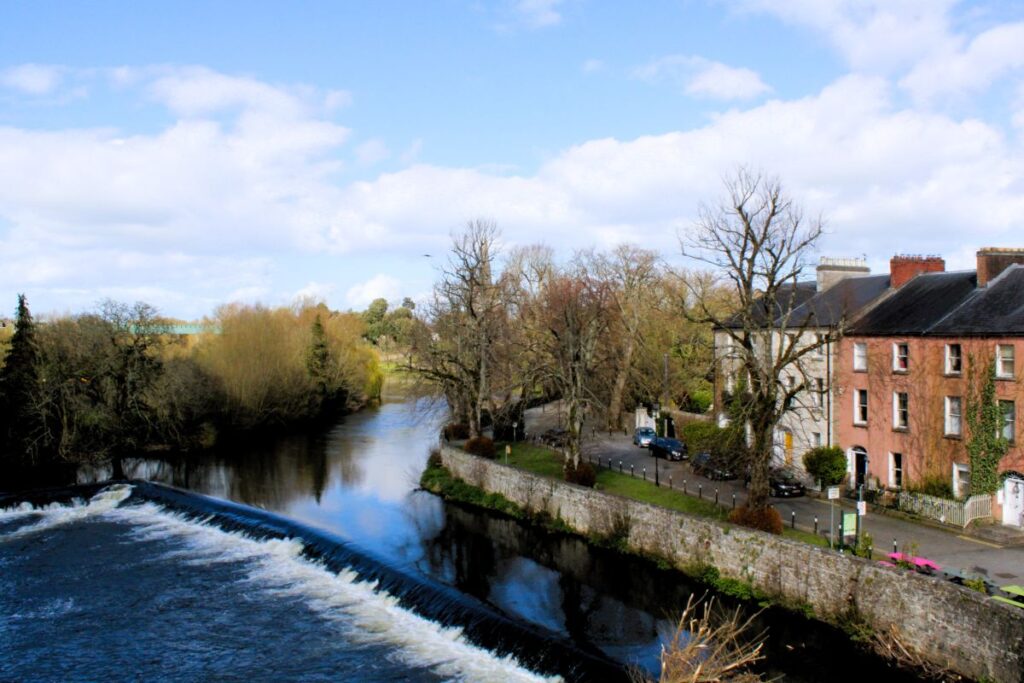 cahir town as seen from cahir castle