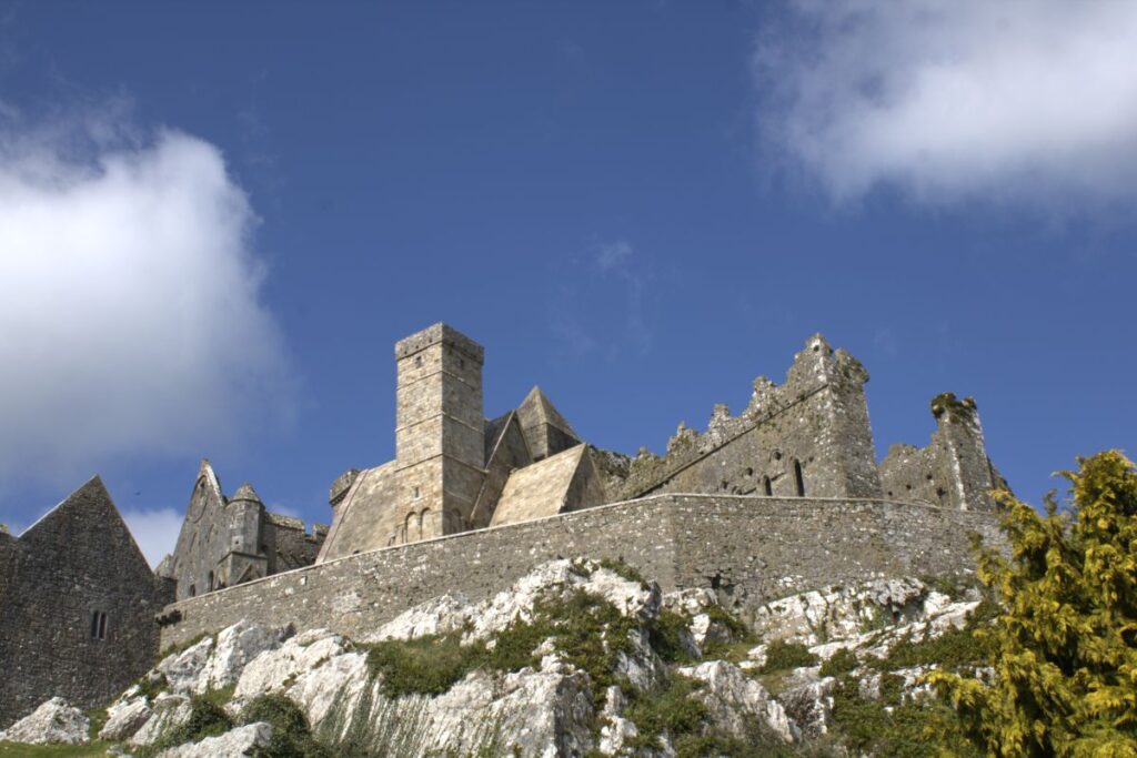 rock of cashel moody sky