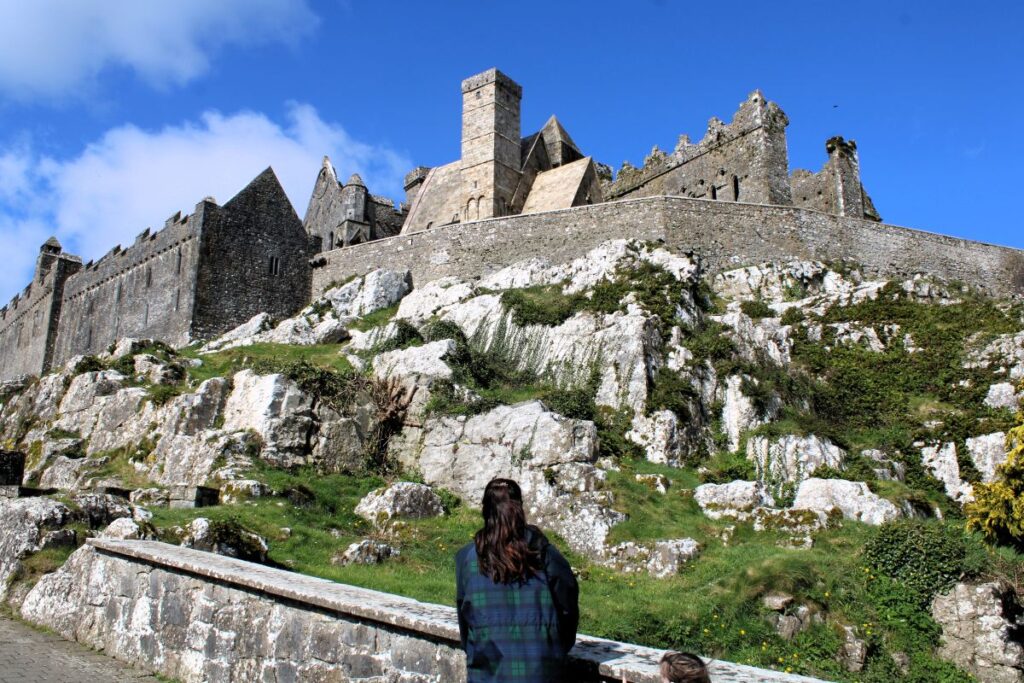 lady rock of cashel pose