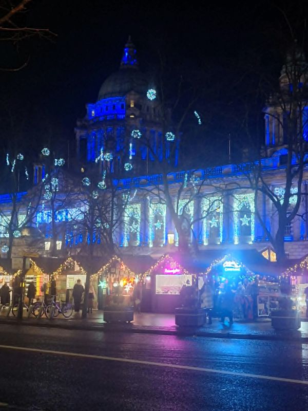 belfast christmas markets night