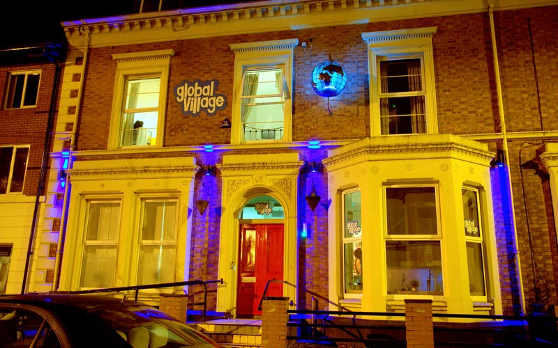 global village hostel belfast exterior