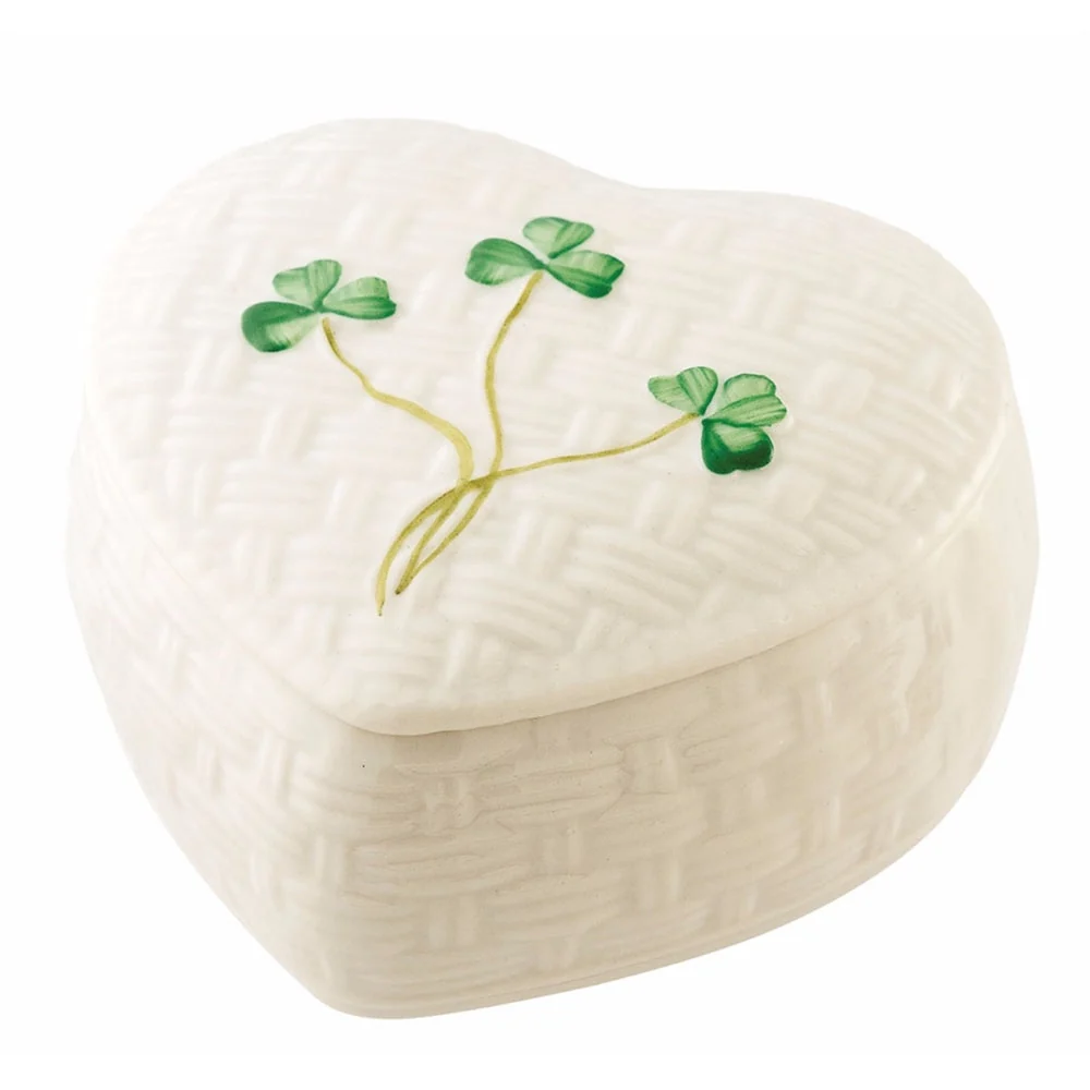 belleek kylemore trinket box