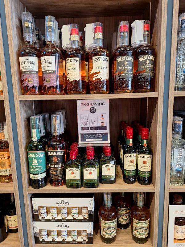 whiskey at blarney woollen mills