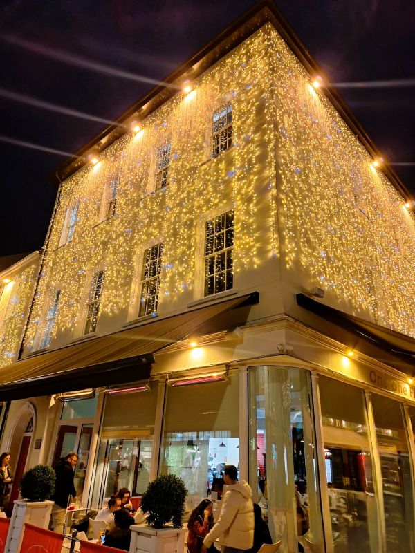 cork christmas lights